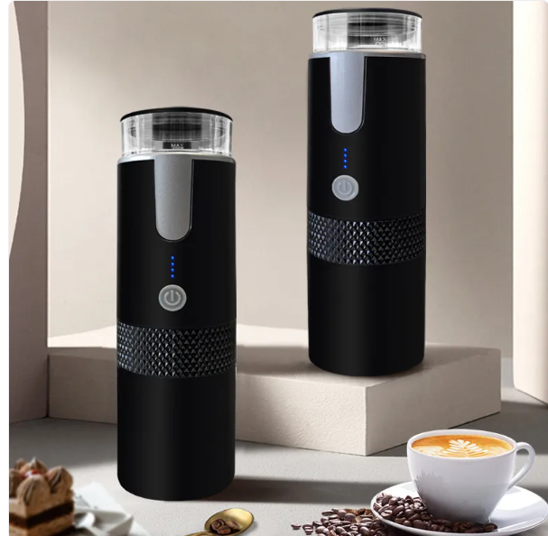 Cafetera Portátil Inalámbrica – Cápsulas o Café Molido