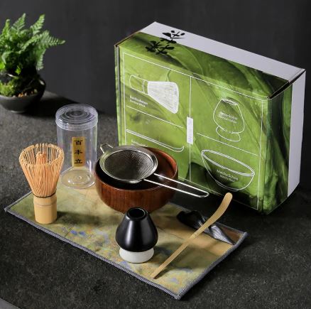 Set de Batidor de Bambú para Matcha – Kit Ceremonia del Té Japonesa