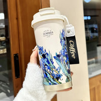 Vaso de Café Portátil de Acero Inoxidable 550 ml